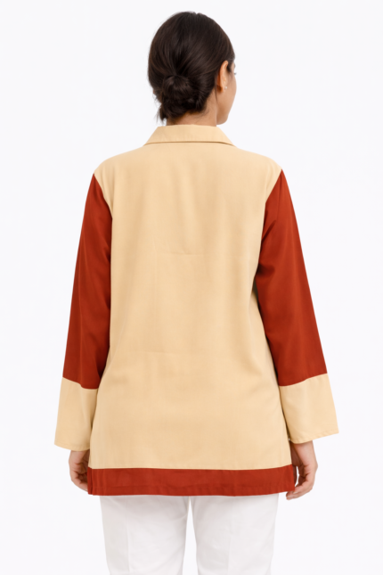 Modest Casual Collared Top