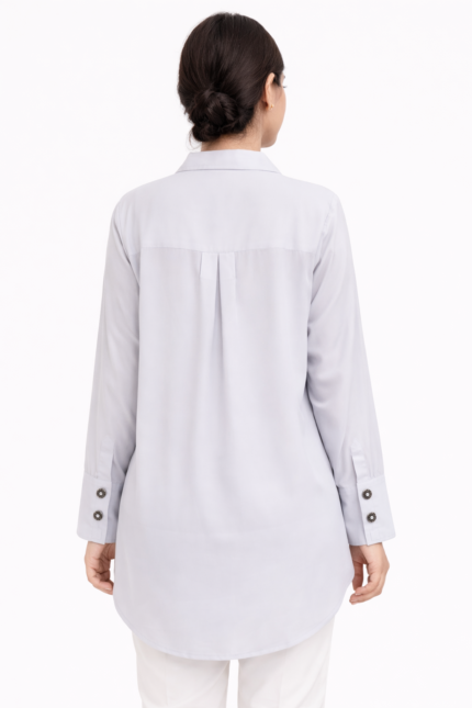 Button Cuff Long Shirt