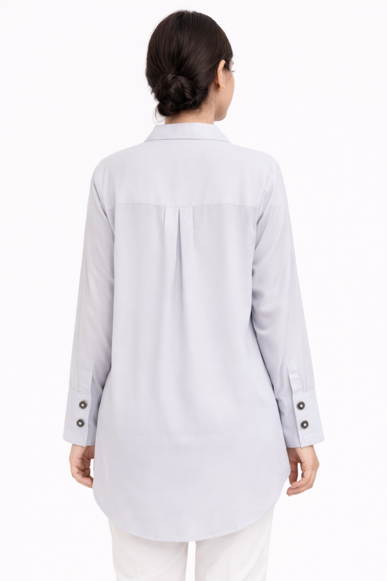 Button Cuff Long Shirt
