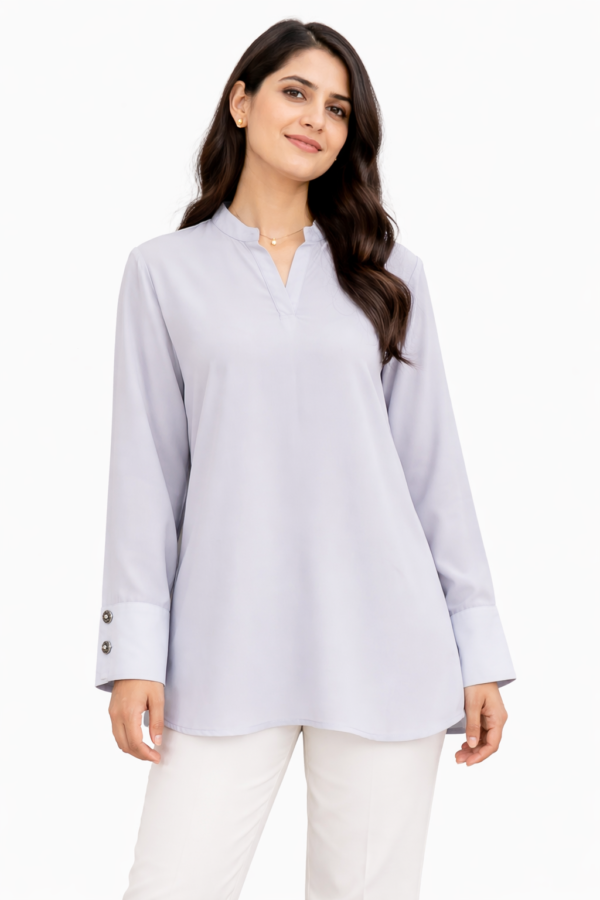 Button Cuff Long Shirt