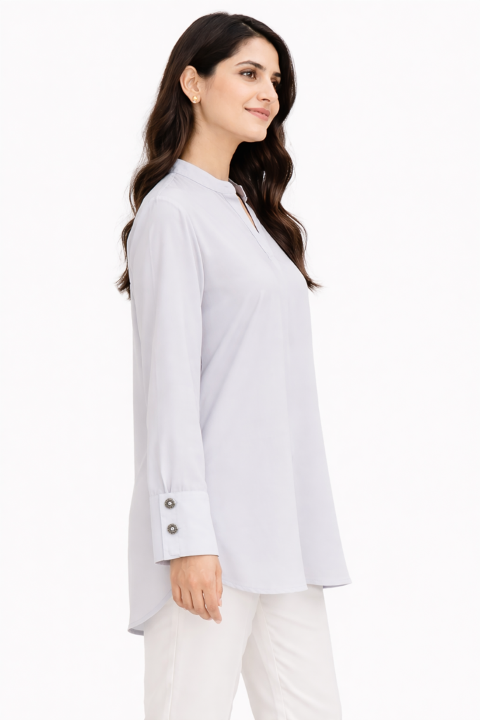Button Cuff Long Shirt