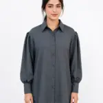 Front button closure women shirt